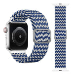 Dây đồng hồ đàn hồi bện kiểu khóa cài cho Apple Watch Series 9&8&7 41mm / SE 3&SE 2&6&SE&5&4 40mm / 3&2&1 38mm (Màu cầu vồng), Dành cho Apple Watch Series 7 45mm / 6 & SE & 5 & 4 44mm / 3 & 2 & 1 42mm