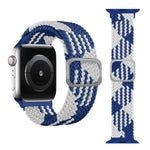 Dây đồng hồ đàn hồi bện kiểu khóa cài cho Apple Watch Series 9&8&7 41mm / SE 3&SE 2&6&SE&5&4 40mm / 3&2&1 38mm (Màu cầu vồng), Dành cho Apple Watch Series 7 45mm / 6 & SE & 5 & 4 44mm / 3 & 2 & 1 42mm
