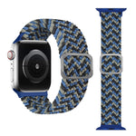 Dây đồng hồ dây thun bện khóa cài cho Apple Watch Series 9&8&7 41mm / SE 3&SE 2&6&SE&5&4 40mm / 3&2&1 38mm (Màu cầu vồng), dành cho Apple Watch Series 8&7 41mm / SE 2&6&SE&5&4 40mm / 3&2&1 38mm