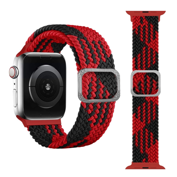 Dây đồng hồ dây thun bện khóa cài cho Apple Watch Series 9&8&7 41mm / SE 3&SE 2&6&SE&5&4 40mm / 3&2&1 38mm (Màu cầu vồng), dành cho Apple Watch Series 8&7 41mm / SE 2&6&SE&5&4 40mm / 3&2&1 38mm