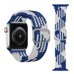 Dây đồng hồ dây thun bện khóa cài cho Apple Watch Series 9&8&7 41mm / SE 3&SE 2&6&SE&5&4 40mm / 3&2&1 38mm (Màu cầu vồng), dành cho Apple Watch Series 8&7 41mm / SE 2&6&SE&5&4 40mm / 3&2&1 38mm