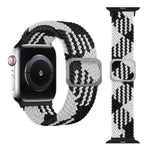 Dây đồng hồ dây thun bện khóa cài cho Apple Watch Series 9&8&7 41mm / SE 3&SE 2&6&SE&5&4 40mm / 3&2&1 38mm (Màu cầu vồng), dành cho Apple Watch Series 8&7 41mm / SE 2&6&SE&5&4 40mm / 3&2&1 38mm
