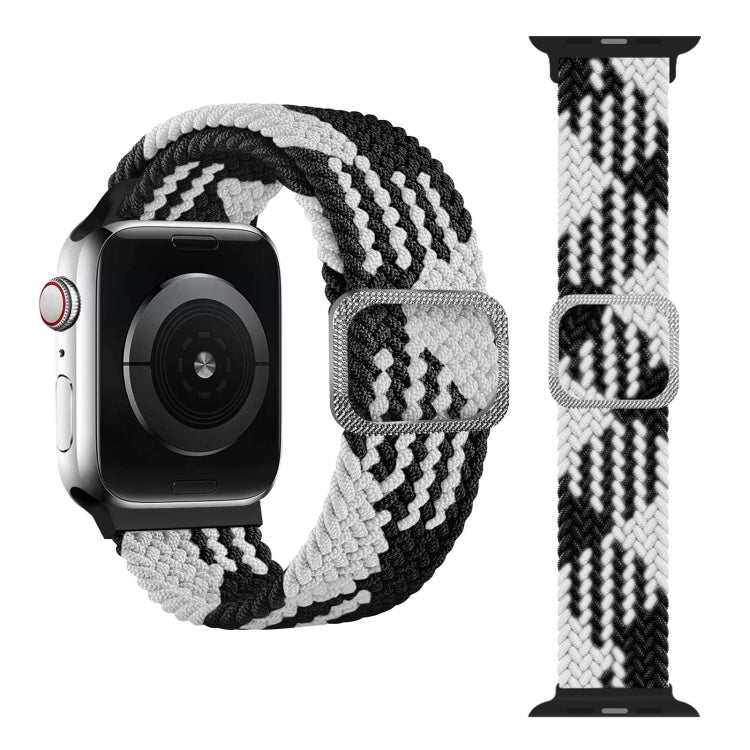 Dây đồng hồ dây thun bện khóa cài cho Apple Watch Series 9&8&7 41mm / SE 3&SE 2&6&SE&5&4 40mm / 3&2&1 38mm (Màu cầu vồng), dành cho Apple Watch Series 8&7 41mm / SE 2&6&SE&5&4 40mm / 3&2&1 38mm