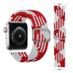 Dây đồng hồ dây thun bện khóa cài cho Apple Watch Series 9&8&7 41mm / SE 3&SE 2&6&SE&5&4 40mm / 3&2&1 38mm (Màu cầu vồng), dành cho Apple Watch Series 8&7 41mm / SE 2&6&SE&5&4 40mm / 3&2&1 38mm