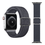 Dây đồng hồ dây thun bện khóa cài cho Apple Watch Series 9&8&7 41mm / SE 3&SE 2&6&SE&5&4 40mm / 3&2&1 38mm (Màu cầu vồng), dành cho Apple Watch Series 8&7 41mm / SE 2&6&SE&5&4 40mm / 3&2&1 38mm