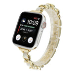 Dây đồng hồ bằng thép không gỉ với bảy hạt eo nhỏ cho Apple Watch Series 6 & SE &, cho Apple Watch Ultra 49mm / Series 8&7 45mm / SE 2&6&SE&5&4 44mm / 3&2&1 42mm, cho Apple Watch Series 8&7 41mm / SE 2&6&SE&5&4 40mm / 3&2&1 38mm