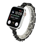 Dây đồng hồ bằng thép không gỉ với bảy hạt eo nhỏ cho Apple Watch Series 6 & SE &, cho Apple Watch Ultra 49mm / Series 8&7 45mm / SE 2&6&SE&5&4 44mm / 3&2&1 42mm, cho Apple Watch Series 8&7 41mm / SE 2&6&SE&5&4 40mm / 3&2&1 38mm