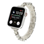 Dây đồng hồ bằng thép không gỉ với bảy hạt eo nhỏ cho Apple Watch Series 6 & SE &, cho Apple Watch Ultra 49mm / Series 8&7 45mm / SE 2&6&SE&5&4 44mm / 3&2&1 42mm, cho Apple Watch Series 8&7 41mm / SE 2&6&SE&5&4 40mm / 3&2&1 38mm