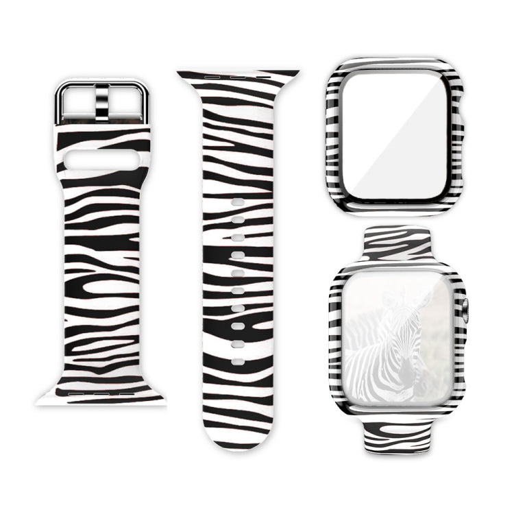 Dây đeo đồng hồ in silicone tích hợp thay thế, dành cho Apple Watch Series 6 / 5 / 4 / Watch SE 44mm, dành cho Apple Watch Series 6 / 5 / 4 / Watch SE 40mm, dành cho Apple Watch Series 3 & 2 & 1 42mm