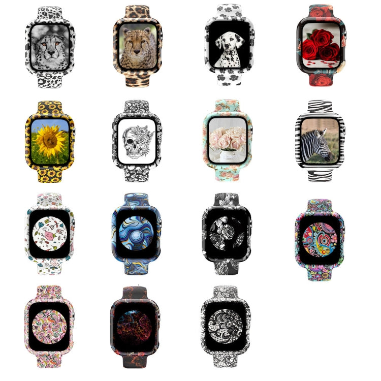 Dây đeo đồng hồ in silicone tích hợp thay thế, dành cho Apple Watch Series 6 / 5 / 4 / Watch SE 44mm, dành cho Apple Watch Series 6 / 5 / 4 / Watch SE 40mm, dành cho Apple Watch Series 3 & 2 & 1 42mm