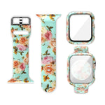 Dây đeo đồng hồ in silicone tích hợp thay thế, dành cho Apple Watch Series 6 / 5 / 4 / Watch SE 44mm, dành cho Apple Watch Series 6 / 5 / 4 / Watch SE 40mm, dành cho Apple Watch Series 3 & 2 & 1 42mm