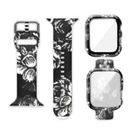 Dây đeo đồng hồ in silicone tích hợp thay thế, dành cho Apple Watch Series 6 / 5 / 4 / Watch SE 44mm, dành cho Apple Watch Series 6 / 5 / 4 / Watch SE 40mm, dành cho Apple Watch Series 3 & 2 & 1 42mm