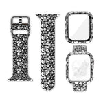 Dây đeo đồng hồ in silicone tích hợp thay thế, dành cho Apple Watch Series 6 / 5 / 4 / Watch SE 44mm, dành cho Apple Watch Series 6 / 5 / 4 / Watch SE 40mm, dành cho Apple Watch Series 3 & 2 & 1 42mm