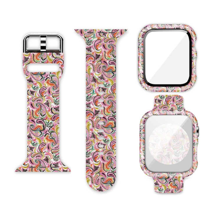 Dây đeo đồng hồ in silicone tích hợp thay thế, dành cho Apple Watch Series 6 / 5 / 4 / Watch SE 44mm, dành cho Apple Watch Series 6 / 5 / 4 / Watch SE 40mm, dành cho Apple Watch Series 3 & 2 & 1 42mm