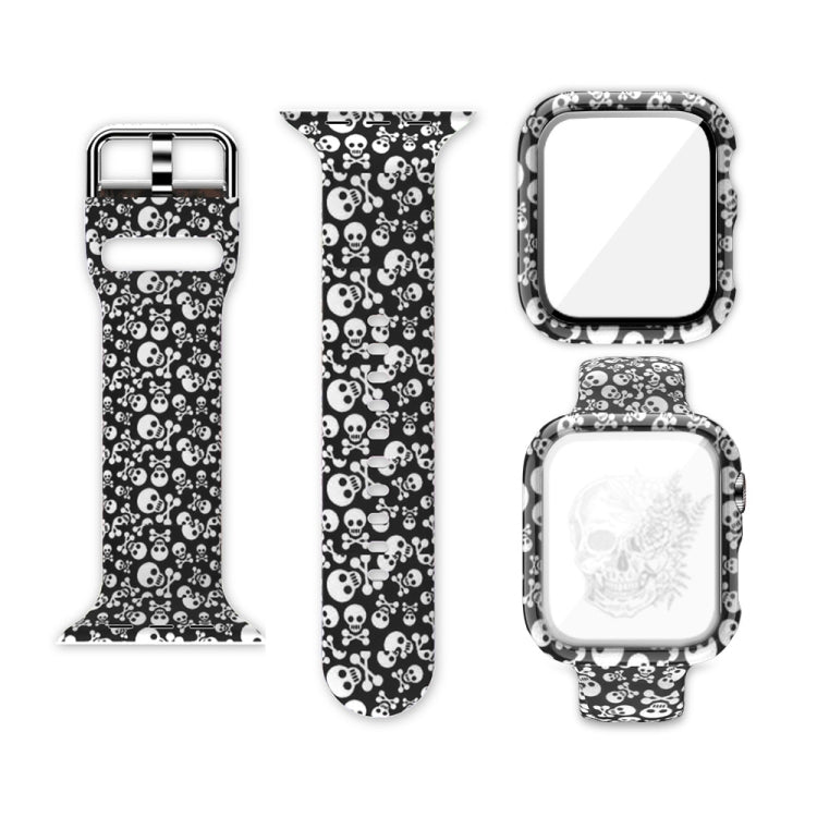Dây đeo đồng hồ in silicone tích hợp thay thế, dành cho Apple Watch Series 6 / 5 / 4 / Watch SE 44mm, dành cho Apple Watch Series 6 / 5 / 4 / Watch SE 40mm, dành cho Apple Watch Series 3 & 2 & 1 42mm