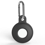 Ốp bảo vệ chống trầy xước bằng silicone chống sốc kèm móc khóa carabiner, dành cho AirTag