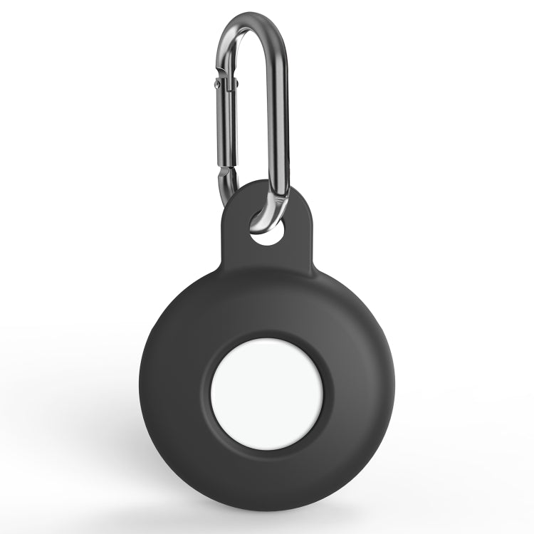Ốp bảo vệ chống trầy xước bằng silicone chống sốc kèm móc khóa carabiner, dành cho AirTag