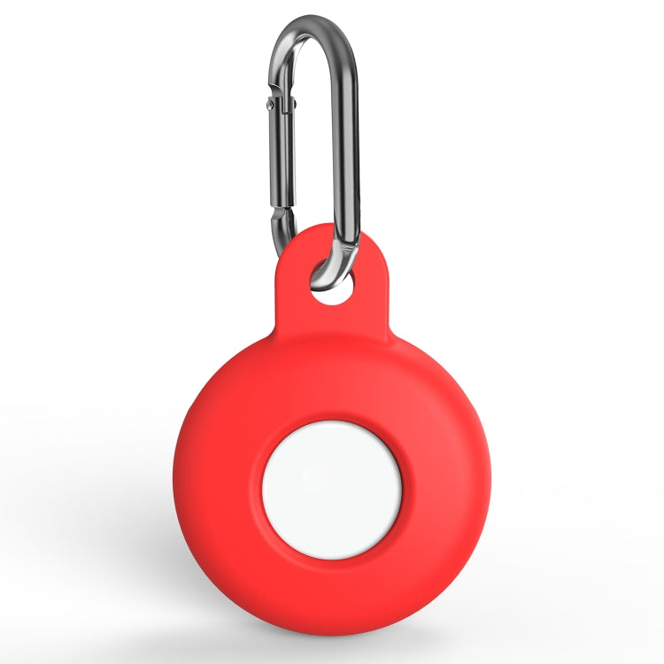 Ốp bảo vệ chống trầy xước bằng silicone chống sốc kèm móc khóa carabiner, dành cho AirTag