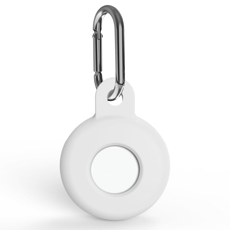 Ốp bảo vệ chống trầy xước bằng silicone chống sốc kèm móc khóa carabiner, dành cho AirTag