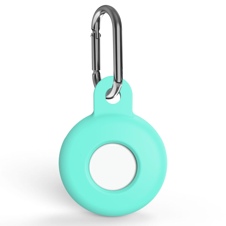 Ốp bảo vệ chống trầy xước bằng silicone chống sốc kèm móc khóa carabiner, dành cho AirTag