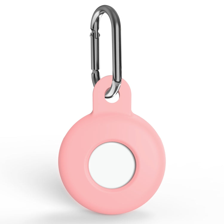Ốp bảo vệ chống trầy xước bằng silicone chống sốc kèm móc khóa carabiner, dành cho AirTag