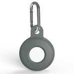 Ốp bảo vệ chống trầy xước bằng silicone chống sốc kèm móc khóa carabiner, dành cho AirTag