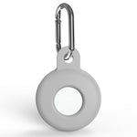 Ốp bảo vệ chống trầy xước bằng silicone chống sốc kèm móc khóa carabiner, dành cho AirTag