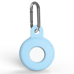 Ốp bảo vệ chống trầy xước bằng silicone chống sốc kèm móc khóa carabiner, dành cho AirTag