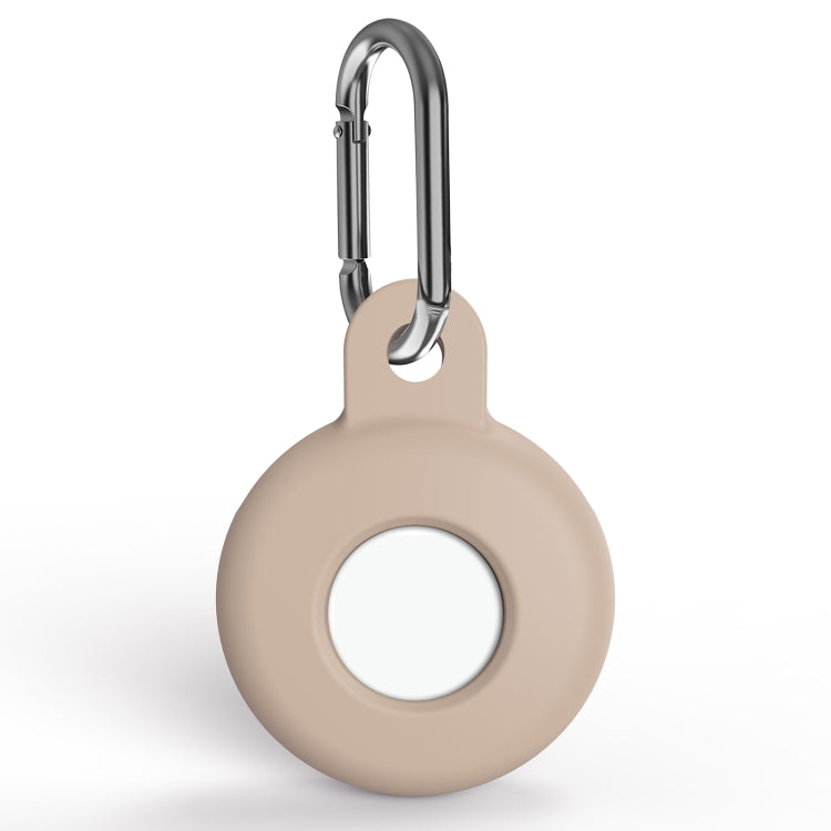 Ốp bảo vệ chống trầy xước bằng silicone chống sốc kèm móc khóa carabiner, dành cho AirTag
