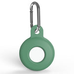 Ốp bảo vệ chống trầy xước bằng silicone chống sốc kèm móc khóa carabiner, dành cho AirTag
