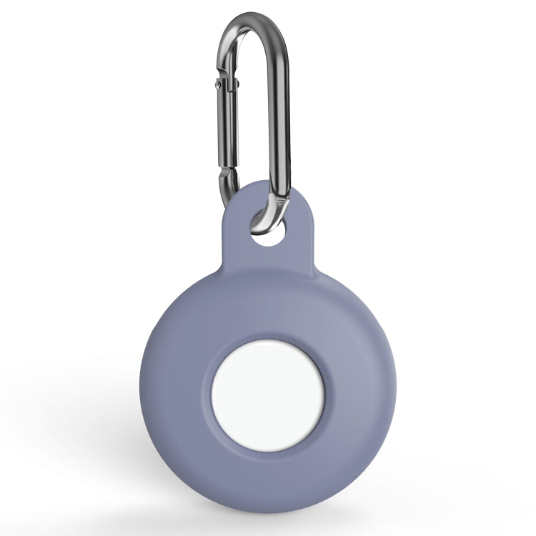Ốp bảo vệ chống trầy xước bằng silicone chống sốc kèm móc khóa carabiner, dành cho AirTag