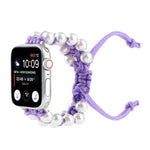 Dây đồng hồ thay thế bằng dây dù hạt dù, Dành cho Apple Watch Series 6 & SE &, Dành cho Apple Watch Ultra 49mm / Series 8&7 45mm / SE 2&6&SE&5&4 44mm / 3&2&1 42mm, Dành cho Apple Watch Series 8&7 41mm / SE 2&6&SE&5&4 40mm / 3&2&1 38mm