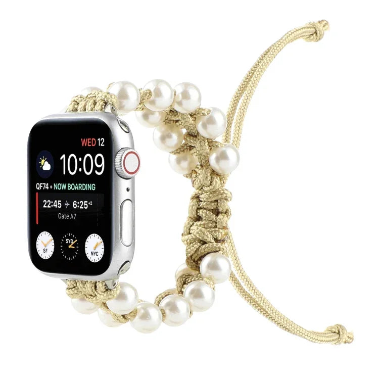 Dây đồng hồ thay thế bằng dây dù hạt dù, Dành cho Apple Watch Series 6 & SE &, Dành cho Apple Watch Ultra 49mm / Series 8&7 45mm / SE 2&6&SE&5&4 44mm / 3&2&1 42mm, Dành cho Apple Watch Series 8&7 41mm / SE 2&6&SE&5&4 40mm / 3&2&1 38mm