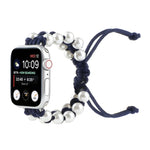 Dây đồng hồ thay thế bằng dây dù hạt dù, Dành cho Apple Watch Series 6 & SE &, Dành cho Apple Watch Ultra 49mm / Series 8&7 45mm / SE 2&6&SE&5&4 44mm / 3&2&1 42mm, Dành cho Apple Watch Series 8&7 41mm / SE 2&6&SE&5&4 40mm / 3&2&1 38mm