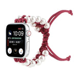 Dây đồng hồ thay thế bằng dây dù hạt dù, Dành cho Apple Watch Series 6 & SE &, Dành cho Apple Watch Ultra 49mm / Series 8&7 45mm / SE 2&6&SE&5&4 44mm / 3&2&1 42mm, Dành cho Apple Watch Series 8&7 41mm / SE 2&6&SE&5&4 40mm / 3&2&1 38mm