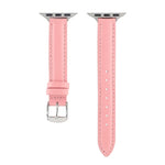 Dây đồng hồ da thật mảnh 14mm, Dành cho Apple Watch Series, 7 45mm / 6 & SE & 5 & 4 44mm / 3 & 2 & 1 42mm, 7 41mm / 6 & SE & 5 & 4 40mm / 3 & 2 & 1 38mm