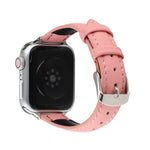 Dây đồng hồ da thật mảnh 14mm, Dành cho Apple Watch Series, 7 45mm / 6 & SE & 5 & 4 44mm / 3 & 2 & 1 42mm, 7 41mm / 6 & SE & 5 & 4 40mm / 3 & 2 & 1 38mm