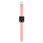 Dây đồng hồ da thật mảnh 14mm, Dành cho Apple Watch Series, 7 45mm / 6 & SE & 5 & 4 44mm / 3 & 2 & 1 42mm, 7 41mm / 6 & SE & 5 & 4 40mm / 3 & 2 & 1 38mm