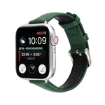 Dây đồng hồ da thật mảnh 14mm, Dành cho Apple Watch Series, 7 45mm / 6 & SE & 5 & 4 44mm / 3 & 2 & 1 42mm, 7 41mm / 6 & SE & 5 & 4 40mm / 3 & 2 & 1 38mm