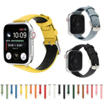 Dây đồng hồ da thật mảnh 14mm, Dành cho Apple Watch Series, 7 45mm / 6 & SE & 5 & 4 44mm / 3 & 2 & 1 42mm, 7 41mm / 6 & SE & 5 & 4 40mm / 3 & 2 & 1 38mm