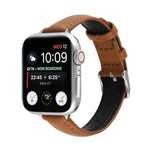 Dây đồng hồ da thật mảnh 14mm, Dành cho Apple Watch Series, 7 45mm / 6 & SE & 5 & 4 44mm / 3 & 2 & 1 42mm, 7 41mm / 6 & SE & 5 & 4 40mm / 3 & 2 & 1 38mm