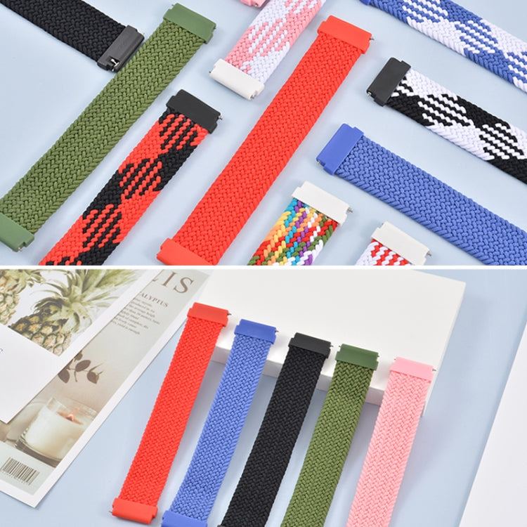 Dây đeo thay thế dây nylon dệt co giãn điều chỉnh cho Samsung Galaxy Watch 42mm, 125mm, 135mm, 145mm, 155mm