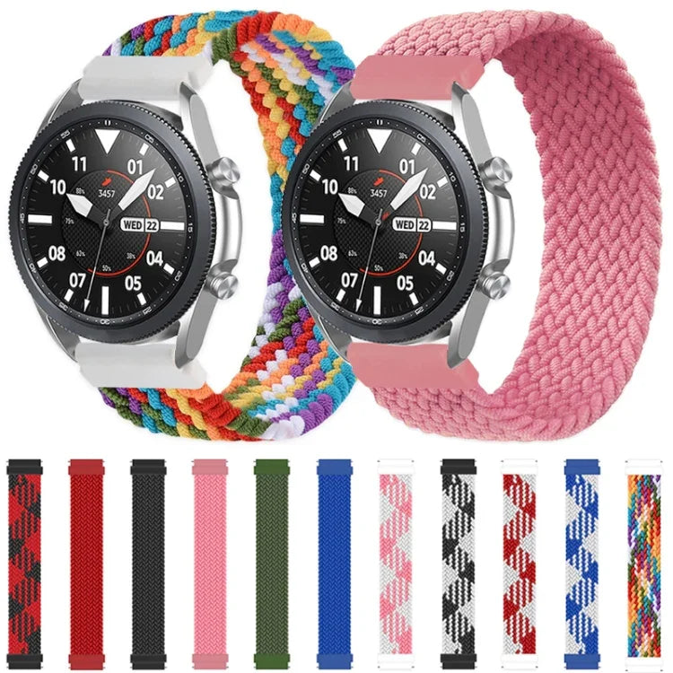 Dây đeo thay thế Dây đan Nylon co giãn điều chỉnh cho Samsung Galaxy Watch 42mm, 165mm