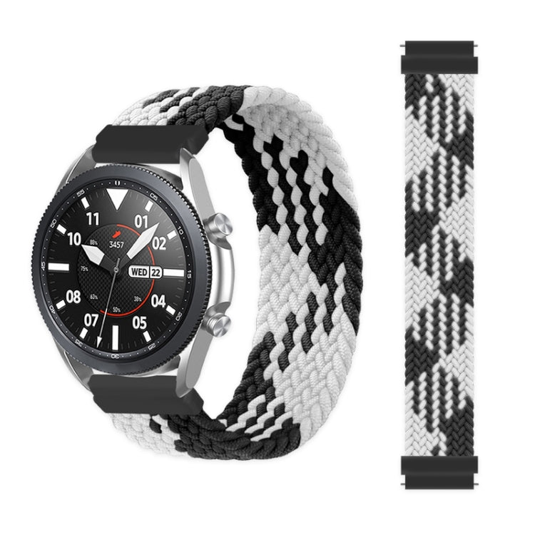 Dây đeo đồng hồ thay thế bằng nylon dệt đàn hồi điều chỉnh cho Samsung Galaxy Watch 46mm, 125mm, 135mm, 145mm, 155mm
