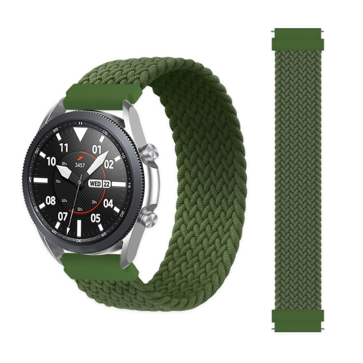 Dây đeo đồng hồ thay thế bằng nylon dệt đàn hồi điều chỉnh cho Samsung Galaxy Watch 46mm, 125mm, 135mm, 145mm, 155mm