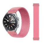 For Samsung Galaxy Watch 46mm Adjustable Nylon Braided Elasticity Replacement Strap Watchband, 165mm