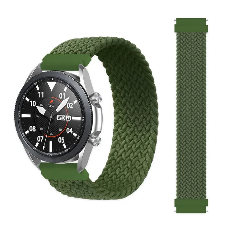 Dây đeo thay thế Dây đan Nylon co giãn điều chỉnh cho Samsung Galaxy Watch 3 41mm, 165mm