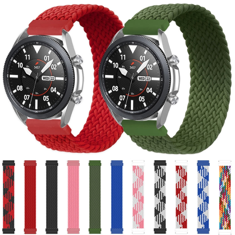 Dây đồng hồ thay thế đàn hồi bện nylon có thể điều chỉnh cho Samsung Galaxy Watch 3 45mm, 125mm, 135mm, 145mm, 155mm