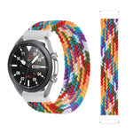 Dây đeo thay thế bằng nylon dệt co giãn điều chỉnh cho Samsung Galaxy Watch 3 45mm, dài 165mm