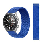 Dây đeo thay thế bằng nylon dệt co giãn điều chỉnh cho Samsung Galaxy Watch 3 45mm, dài 165mm